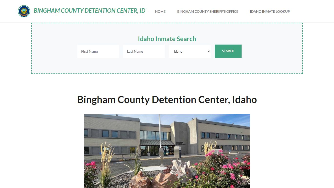 Bingham County Detention Center, ID Inmate Roster, Offender ...