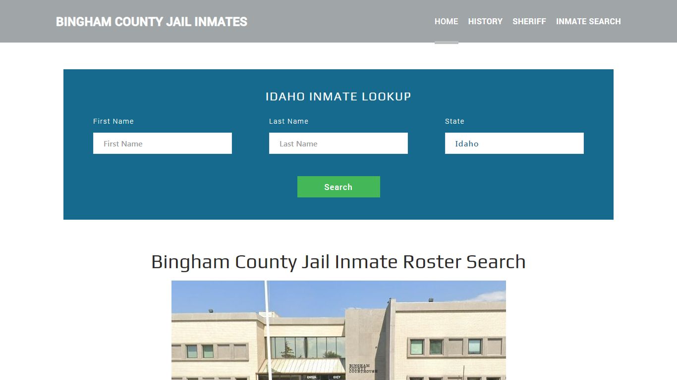 Bingham County Jail Inmate Roster Lookup, Blackfoot, ID